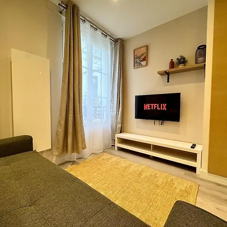 1min Rer A - T2 Renove & Equipe - 20min Paris Apartman Maisons-Laffitte